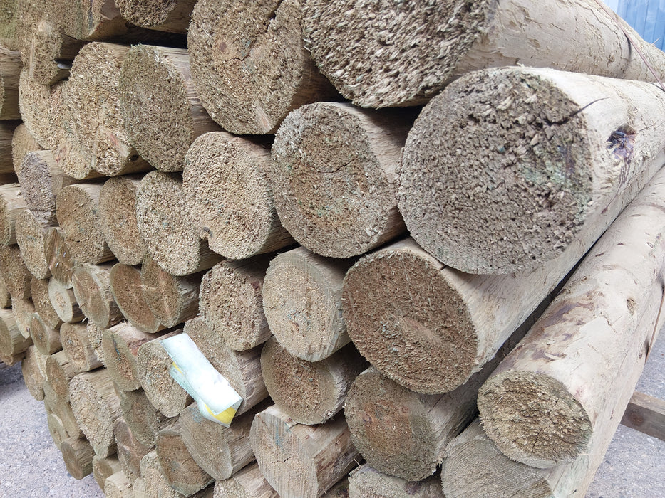Treated Rail 3"-4" 14ft long